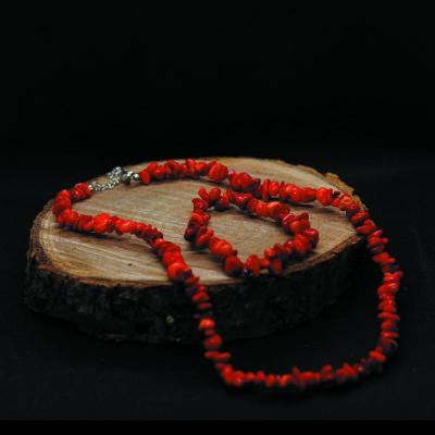 Decosdececetlitho collier bracelet pierre corail rouge boc2001aaaaa