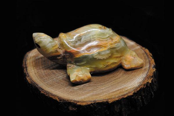 Decosdececetlitho lithotherapie onyx tortue