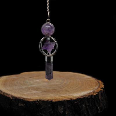 Decosdececetlitho pendule amethyste ppa2002aa