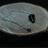 Decosdececetlitho pendule pierre obsidian bpo2004aa
